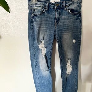 Flared skinny jeans